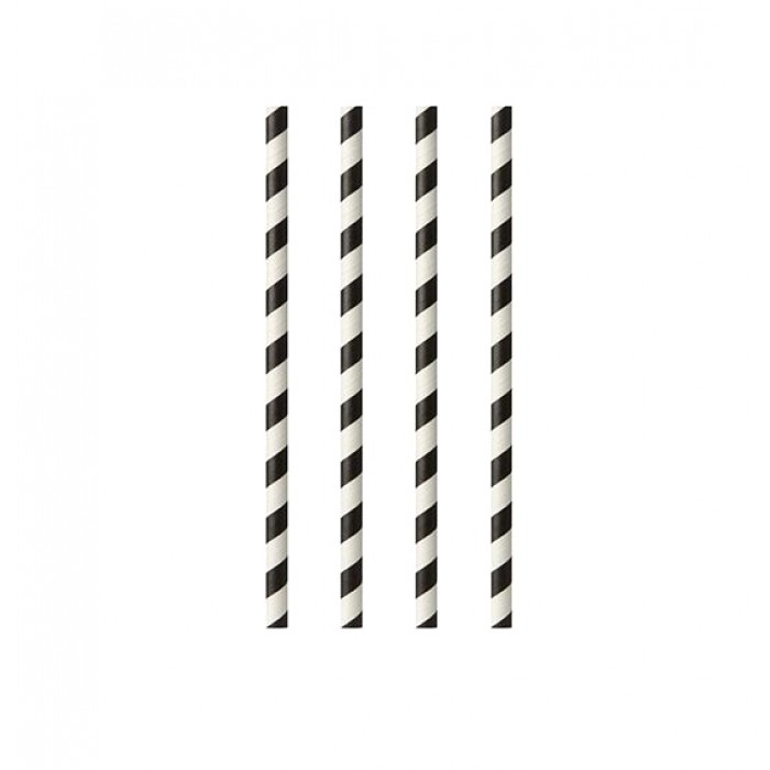 PapStar Paper Straws  D 6 mm Packed 100 pcs