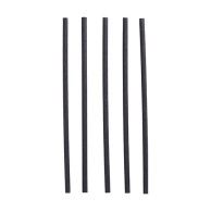 PapStar Paper Straws  D 6 mm Black Packed 100 pcs 