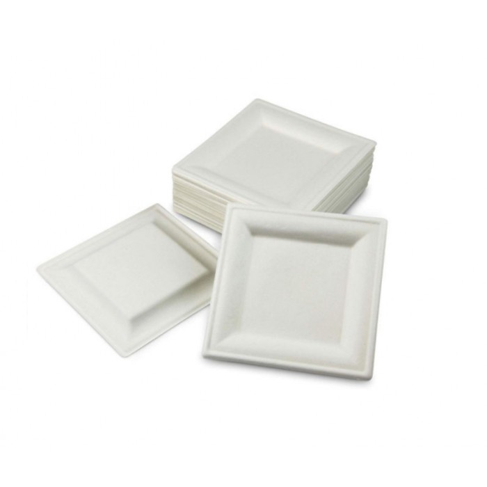 Plate Disposable Biodeg 200 mm 50 pcs