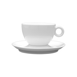 Lubiana Bola Cană cu Farfurie Elegantă 200 ml