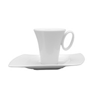 Lubiana Wing Cană cu Farfurie pentru Ceai 200 ml