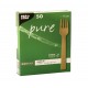 PapStar Forks Disposable Bamboo 50 pcs 12 cm