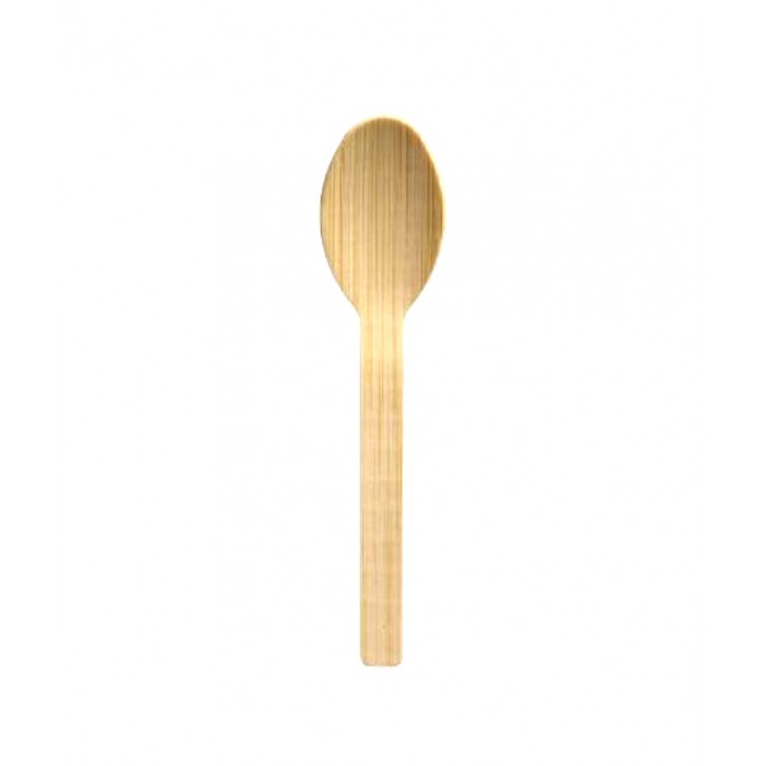 PapStar Spoons Сoffee Disposable Bamboo 50 pcs 11 cm
