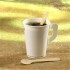 PapStar Linguri Cafea Unică Folosință Bambus 50 buc 11 cm Naturale și Convenabile