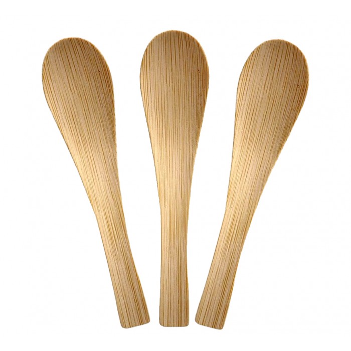 PapStar Spoons "Asia" Disposable Bamboo 50 pcs 13 cm
