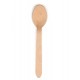 PapStar Spoons Disposable Natural Wood 100 pcs 157 mm
