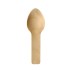 PapStar Spoons Disposable Natural Wood 100 pcs 76 mm