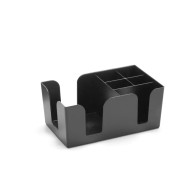 WAS 6-Compartment Bar Caddy – Perfect Organizer for Your Bar 