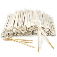 Деревянные мешалки 500 шт в Индивидуальной Упаковке 14 см Запечатанные