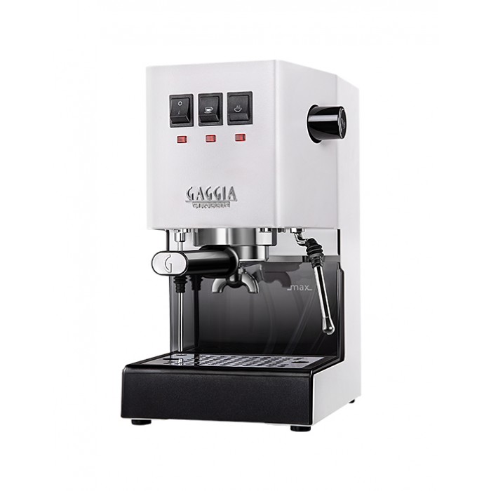 Gaggia New Classic White Professional Espresso Machine Mini