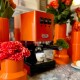 Gaggia New Classic Orange Professional Espresso Machine Mini