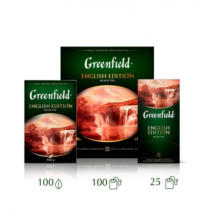 Greenfield English Edition Refined Black Tea 100 g