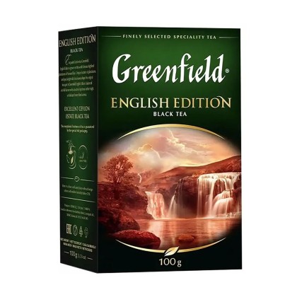 Greenfield English Edition Negru Rafinat 100 g Ceai Infuzie