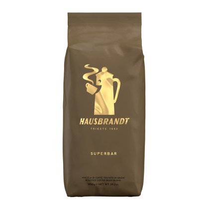 Hausbrandt Superbar Cacao Amar și Lemn Dulce 1000 g Cafea Boabe