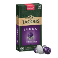 Jacobs Lungo – Ароматный Сбалансированный Кофе Nespresso 52 г 10 капсул