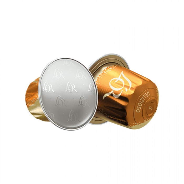L'OR Delizioso nr 5 Delicată și Rafinată Cafea Nespresso 52 g 10 Capsule