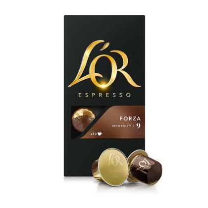 LOR Forza – Intense with Caramel & Roasted Wood Notes Nespresso® 52 g 10 Capsules