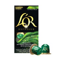 LOR Brazil No. 8 Intense & Balanced Nespresso Coffee 52 g 10 Capsules