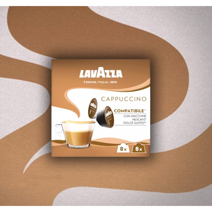 Lavazza Cappuccino Dolce Gusto 8+8 Капсул 200 г