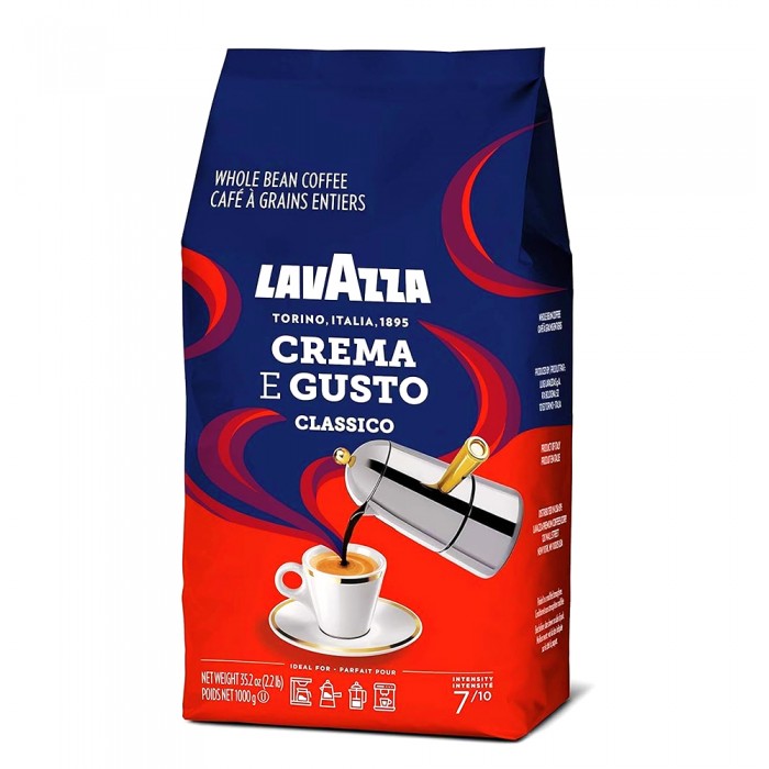 Lavazza Crema e Gusto Classico Espresso Кофе Зерна 1000 г