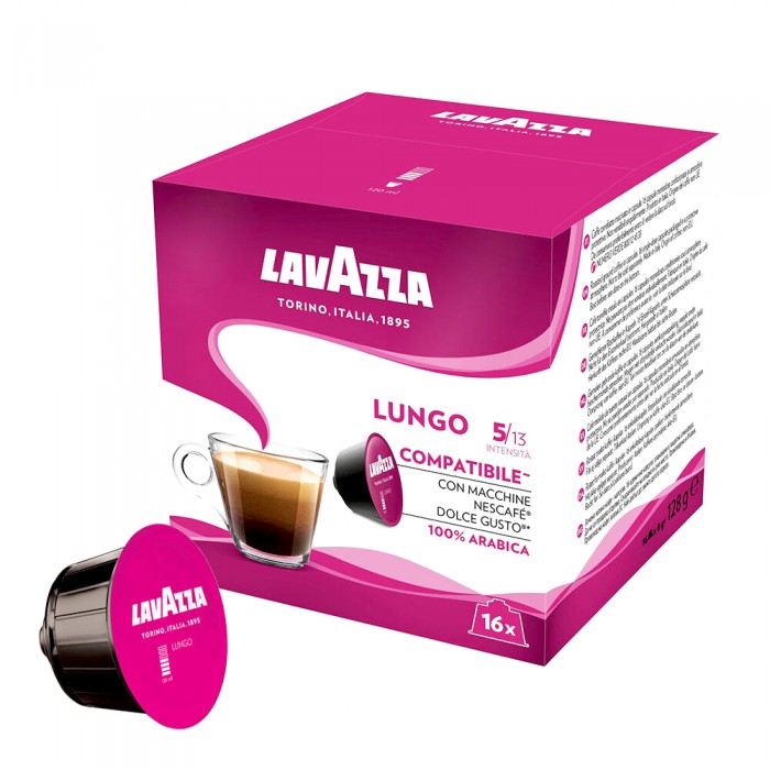 Lavazza Lungo 100 % Арабика Dolce Gusto 128 г