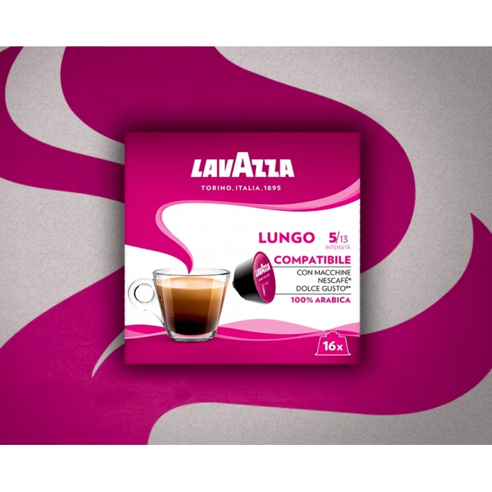 Lavazza Lungo 100 % Арабика Dolce Gusto 128 г
