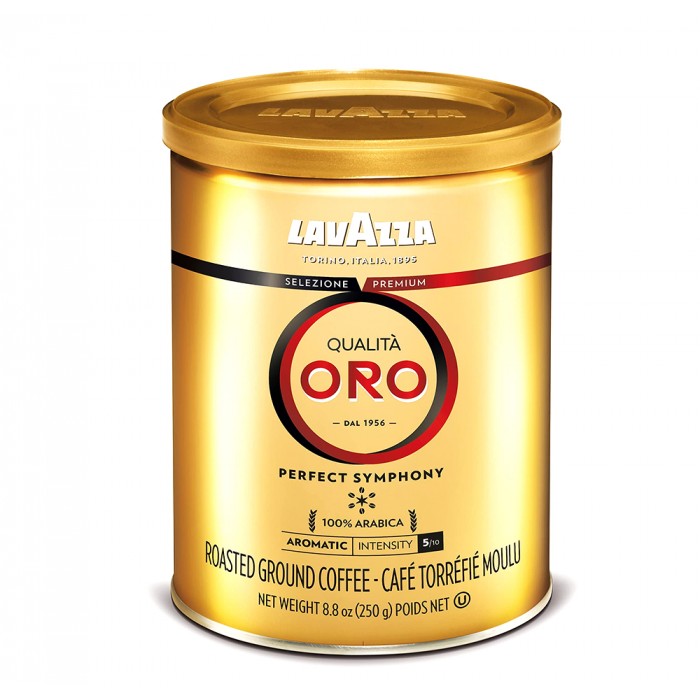 Lavazza Qualita Oro 100 % Arabica Ground Metal Tin 250 g