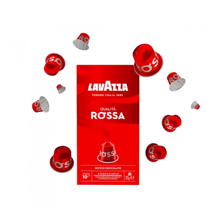 Lavazza Qualita Rossa Nespresso Aromatic and Smooth 10 Capsules 57 g