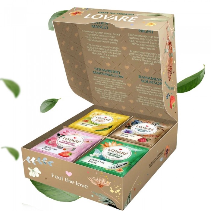 Lovare Assorted Green Tea Colecție de Ceai Verde 32 p x 1,5 g Lovare Assorted Green Tea Colecție de Ceai Verde 32 p x 1,5 g