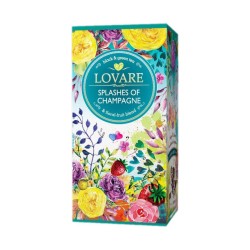 Lovare Champagne Splashes Stropi de Șampanie 24 x 4 g Ceai Pliculețe Aromat