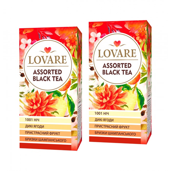 Lovare Assorted Black Tea  24*2 g