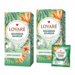 Lovare Bahamian Soursop 24 x 2 г Пакетированный Чай Багамский Саусеп