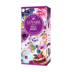 Lovare Wild Berry Fructe de Pădure 24 x 2 g Ceai Pliculețe Fructat