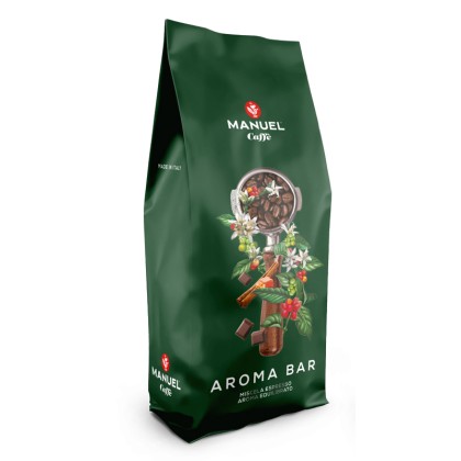 Manuel Aroma Bar Кофе Зерна 1000 г Интенсивный Вкус
