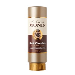 Monin Sos Topping Chocolate Ciocolată Neagră 500 ml Aromă Bogată de Ciocolată