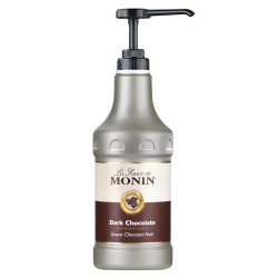 Monin Sos Topping Chocolate Ciocolată Neagră 1890 ml Gust Intens de Cacao