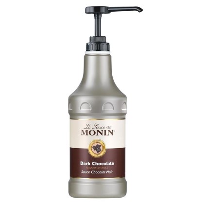 Monin Sos Topping Chocolate Ciocolată Neagră 1890 ml Gust Intens de Cacao
