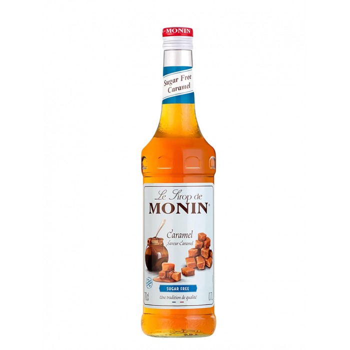 Monin Syrup Caramel Sugar-Free Rich Flavour 700 ml