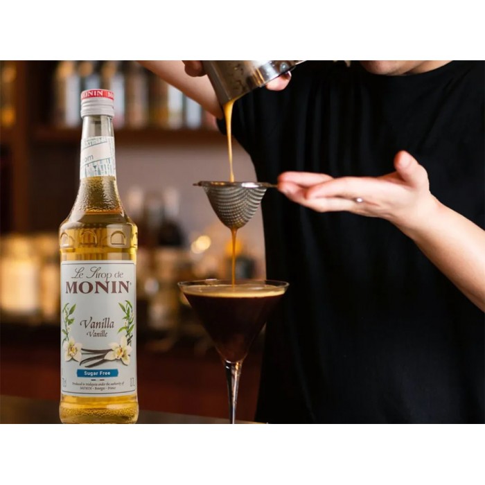 Monin Syrup Vanilla from Madagascar Sugar-Free 700 ml Monin Syrup Vanilla from Madagascar Sugar-Free 700 ml