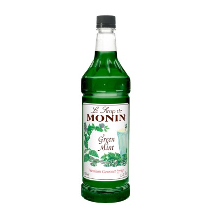 Monin Green Mint Fresh Syrup Cool Mint 1000 ml
