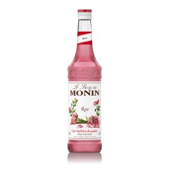 Monin Sirop Rose Trandafir 0.7 L Aromă Florală Delicată