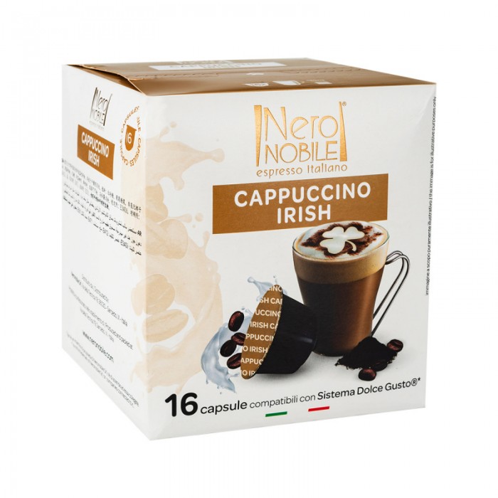 Nero Nobile Cappuccino Irish 144 g Dolce Gusto 16 Capsule