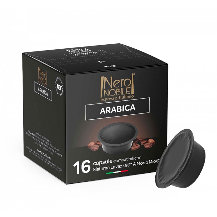 Nero Nobile 100 % Arabica 16 Capsule A Modo Mio 112 g