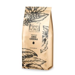 Nero Nobile Oro Crema Espresso 1000 г Кофе Зерна Золотистая Кремовая Текстура