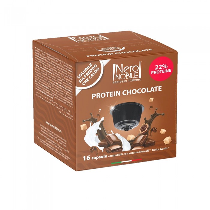 Nero Nobile Protein Chocolate Dolce Gusto 176 g 16 Capsules 