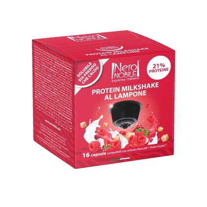 Nero Nobile Protein Milkshake Zmeură 176 g 16 Capsule Dolce Gusto