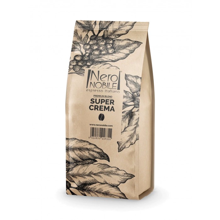 Nero Nobile Super Crema Espresso 1000 g Cafea Boabe