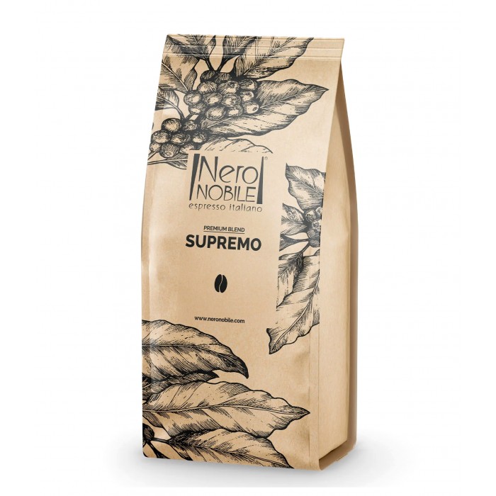 Nero Nobile Supremo Arabica 100 % Premium 1000 g Cafea Boabe