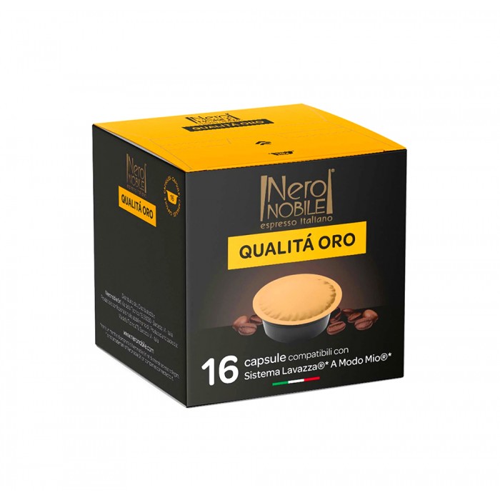 Nero Nobile Qualita Oro 16 Capsule A Modo Mio 112 g