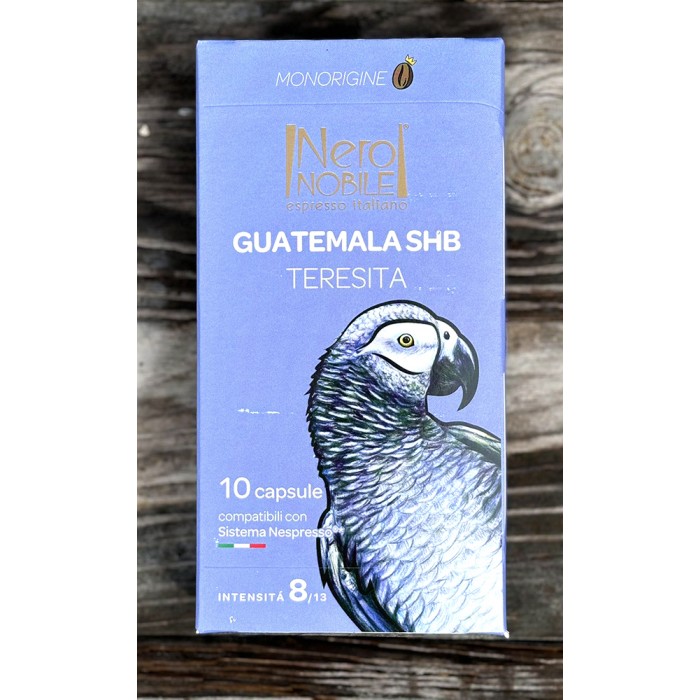 Nero Nobile Guatemala SHB Teresita Arabica Nespresso 10 Capsules